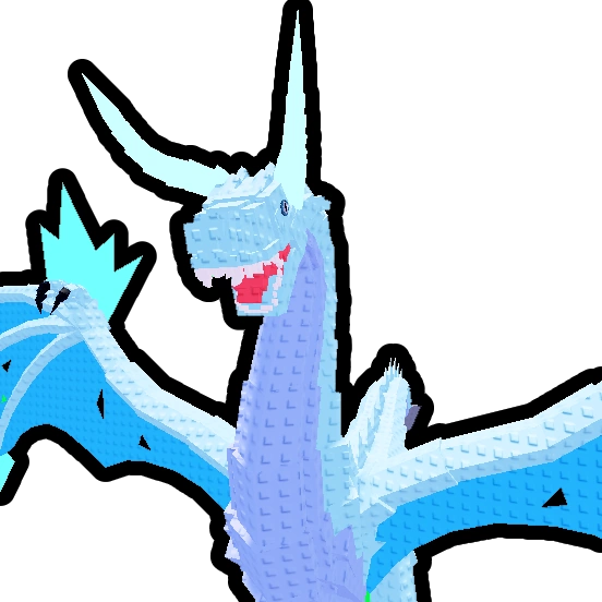 Ice Dragon, a pet in Steal an Egg
