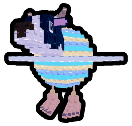 La Vacca Saturno Saturnita, a pet in Steal an Egg