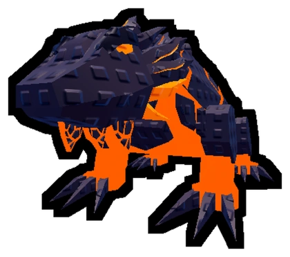 Lava Iguana, a pet in Steal an Egg
