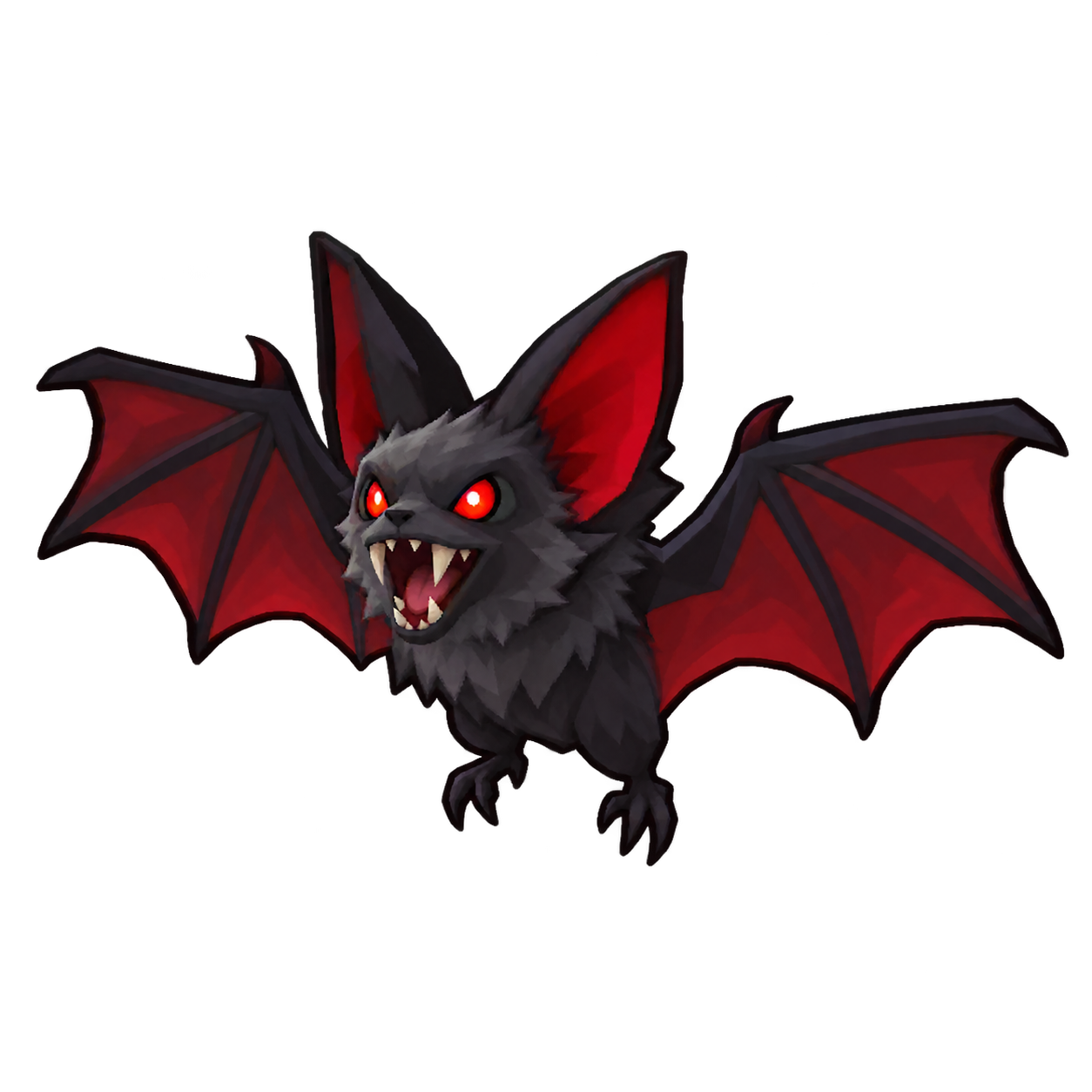 Night Fang — Fledermaus mit ausgebreiteten Flügeln