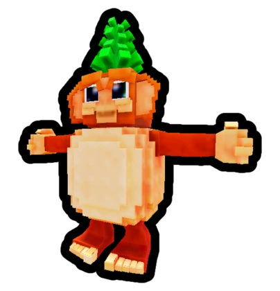 Orangutini Ananassini, a pet in Steal an Egg